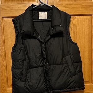 Ci Sono Quilted Black Vest